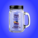 Beamer Candle Co. 12oz Glass Mason Jar - Angelina's Blueberry Pie