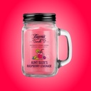 Beamer Candle Co. 12oz Glass Mason Jar - Aunt Suzie's Raspberry Lemonade