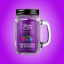 Beamer Candle Co. 12oz Glass Mason Jar - Blueberries Smell Like Raspberries