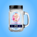 Beamer Candle Co. 12oz Glass Mason Jar -Fresh Like a Baby's Behind