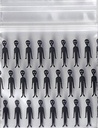 Black Alien 1x1 Inch Plastic Baggies 100 pcs.