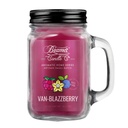 Beamer Candle Co. 12oz Glass Mason Jar - Van-Blazzberry