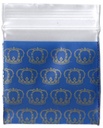 Gold Crown 1x1 Inch Plastic Baggies 100 pcs.