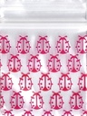 Lady Bug 1.25x1.25 Inch Plastic Baggies 1000 pcs.