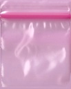 Pink 2x2 Inch Plastic Baggies 100 pcs.