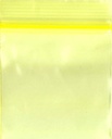 Yellow 1.25x1.25 Inch Plastic Baggies 100 pcs.