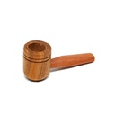 Mini Rounded Wooden Straight Handpipe