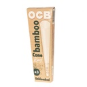 OCB Bamboo Pre-rolled Cone King Size - Unbleachead - Pack of 3