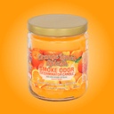 Bougie Éliminatrice d’Odeurs de Fumée – Éclaboussure Orange Citron