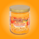 Bougie Éliminatrice d’Odeurs de Fumée – Éclaboussure Orange Citron