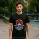 Mushroom Forest Elder Organic Cotton T-Shirt by Sanctum Fashion