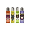 Clipper Refillable Lighter - Psychedelic Dogs Series
