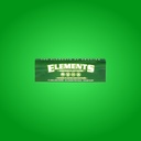 Elements Green Unrefined Plant Rolling Papers 1 1/4 | 50 Leaves Per Pack | Eco-Friendly