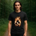 Passion Brulante - T-shirt en coton biologique 100% de Sanctum Fashion