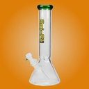 Sci-Fi Glass 12 Inch 7mm Beaker Glass Bong with Colored Mouthpiece