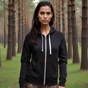 Women Organic Bamboo Full Zip Slim Fit Hooded Sweatshirt From Sanctum Fashion