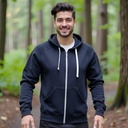 Ultra Soft and Comfy Organic Bamboo Unisex Full Zip Hoodie Sweatshirt From Sanctum Fashion