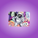 Psychedelic Spaceman Small Metal Rolling Tray