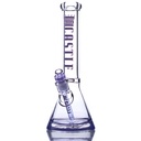 14 Inch 9mm Beaker Bong with Color Accents with Ultra Thick Base from Castle Glass
