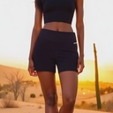 Shorts actifs en chanvre pour femmes avec poche - Eco Essentials