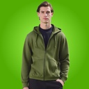 Veste à capuche zippée en chanvre pour hommes avec poches de Eco-Essentials